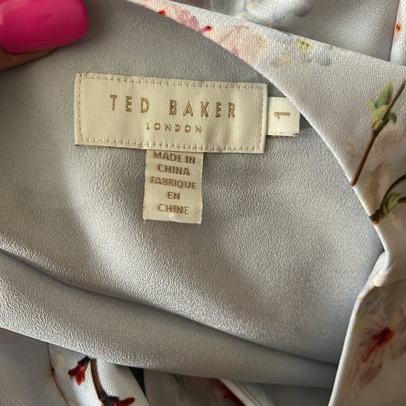 TED BAKER  Neebye Oriental cherry blossom top - Picture 10 of 16